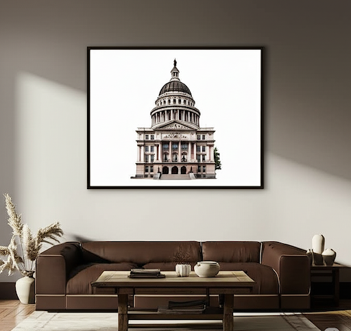 Majestic Capitol Dome Art Print
