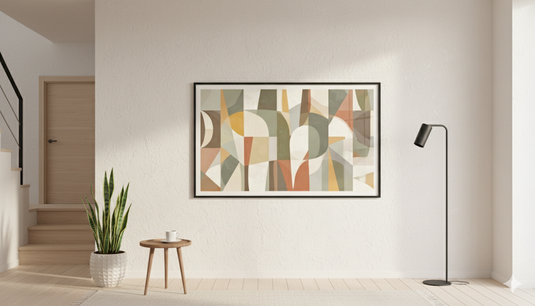 Mid-Century Modern Geometric Harmony