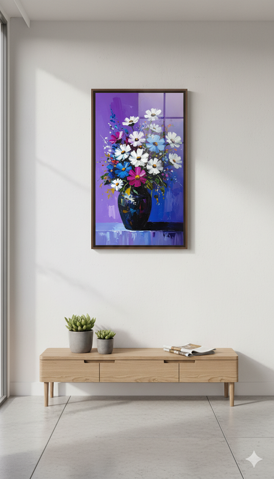 Vibrant Floral Symphony in Purple Hues