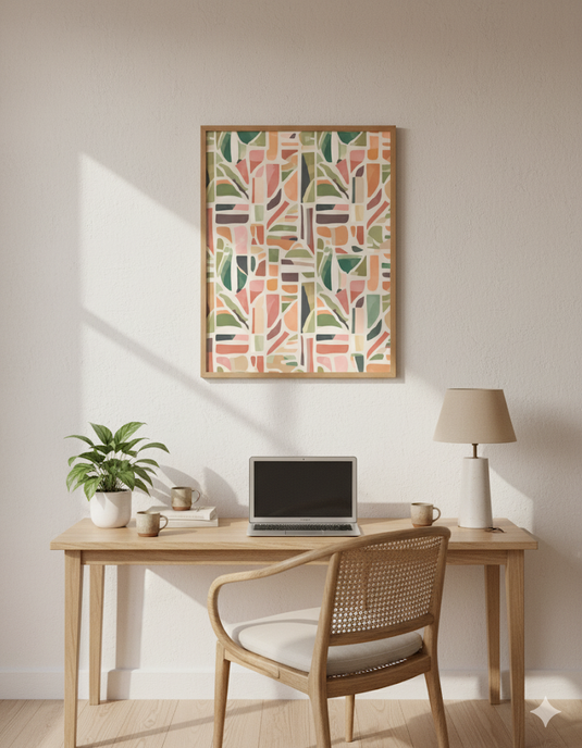 Earthen Rhythms Abstract Wall Art