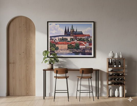 Prague Castle View from the Vltava