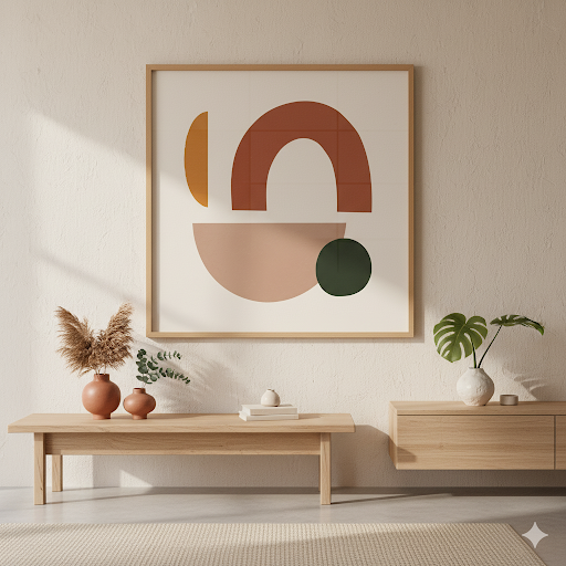 Abstract Earth Tones Harmony