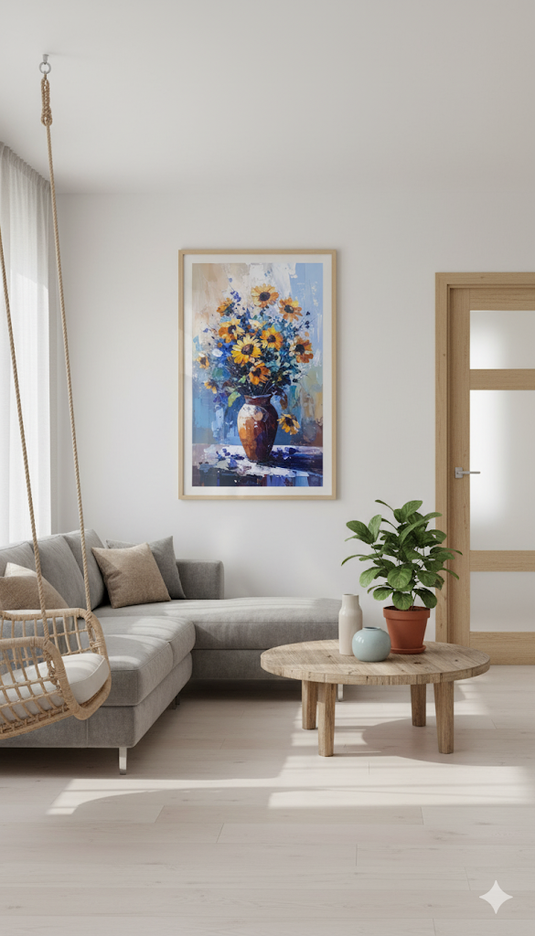 Vibrant Sunflower Serenade Canvas Art