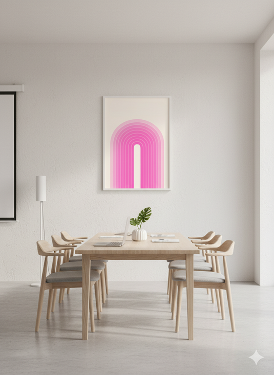 Pink Modern Arch
