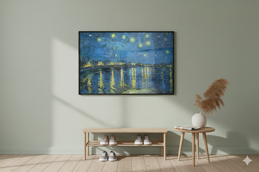 Van Gogh- Stary Night On The Rhone, 1888