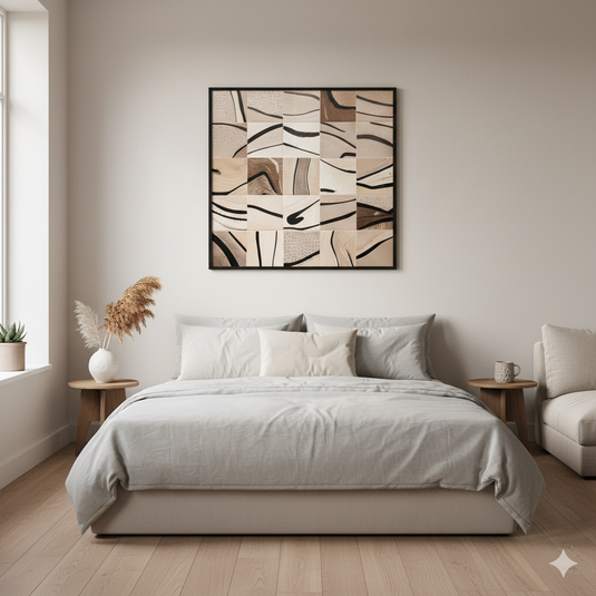 Earthy Rhythm: Abstract Curves Collection