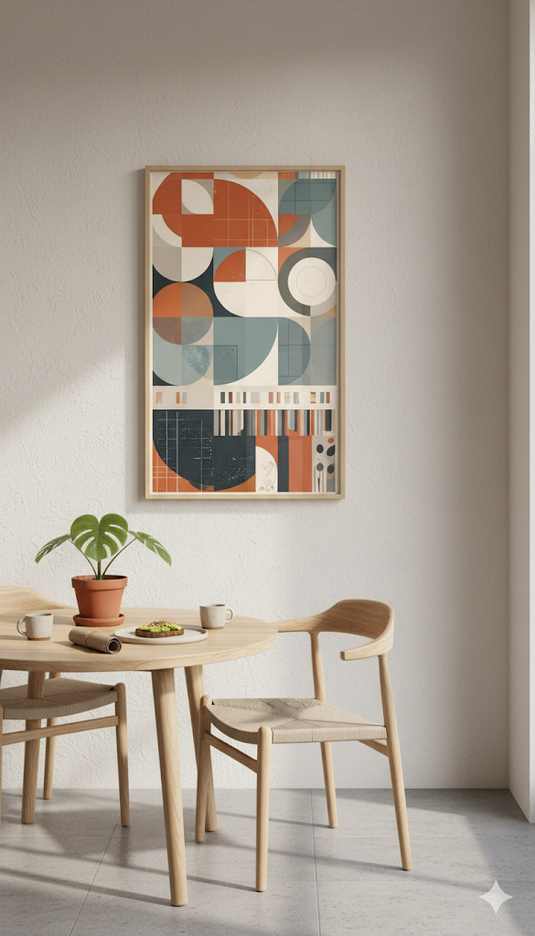 Terracotta & Sage Geometric Harmony