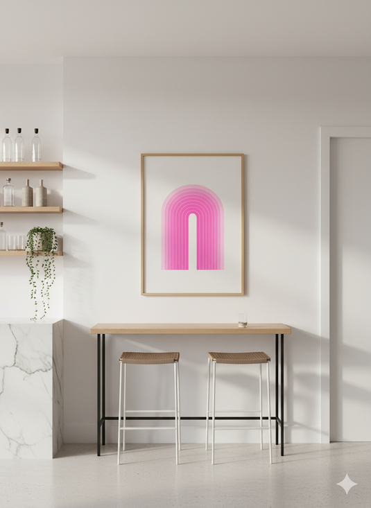 Pink Modern Arch
