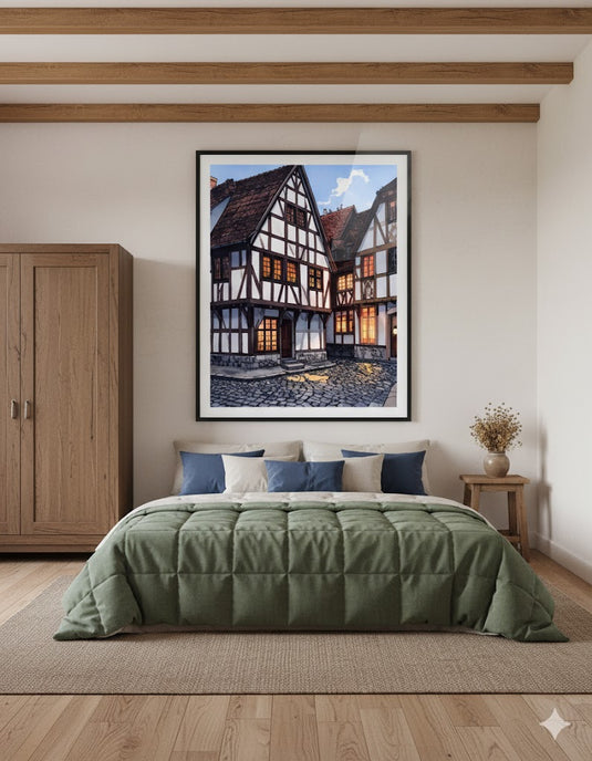 Cozy Evening in Half-Timber Town