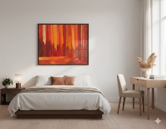 Warm Abstract Urban Glow