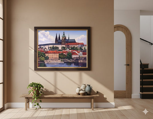 Prague Castle View from the Vltava