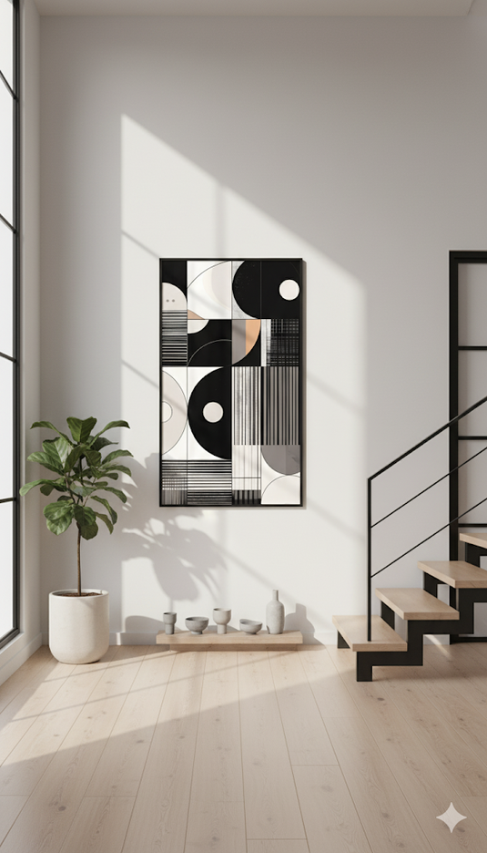 Abstract Rhythms in Monochrome