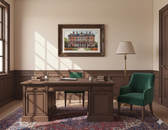 Classic Georgian Townhouse in Autumn