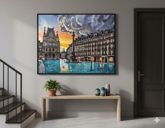 Parisian Sunset Dreamscape