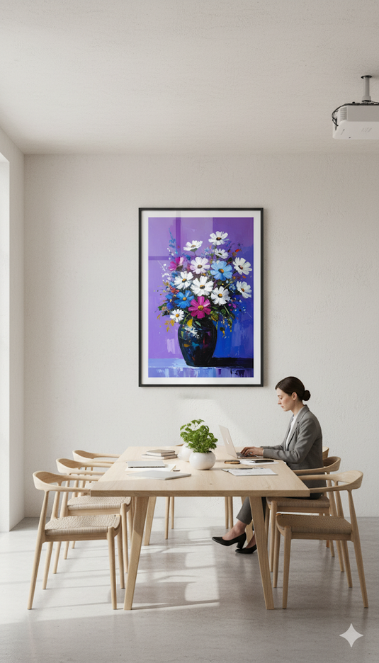 Vibrant Floral Symphony in Purple Hues