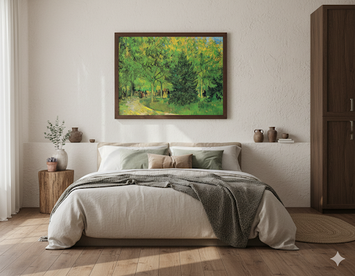 Van Gogh- A Lane In The Public Garden At Arles, 1853