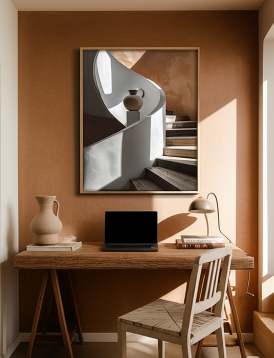 Serene Steps and Soft Light