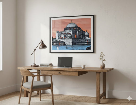 Mystic Dome at Orange Dusk