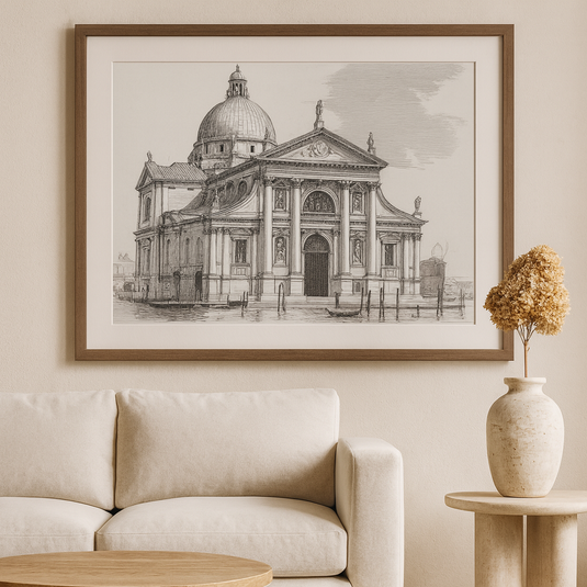 Venetian Grandeur: Architectural Sketch