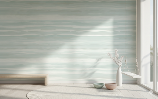 Serene Hues Abstract Landscape