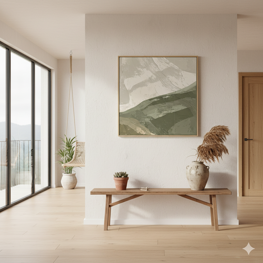 Abstract Earth Tones Landscape