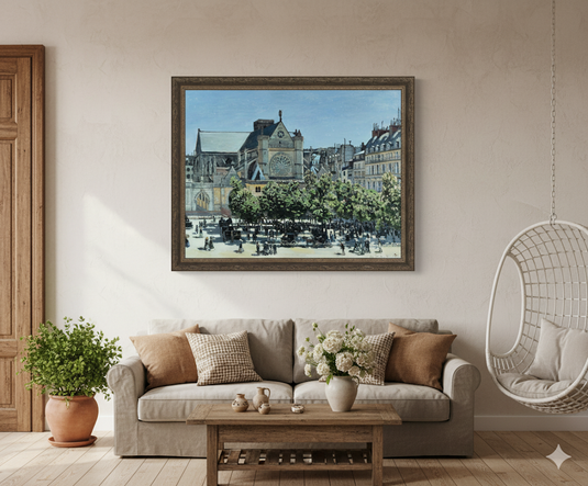 Monet- St Germain I'Auxerrois, 1876