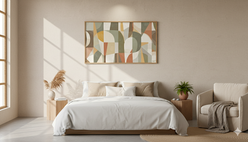 Mid-Century Modern Geometric Harmony