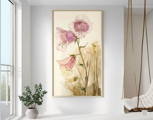 Foxglove Dreams Watercolor Bloom
