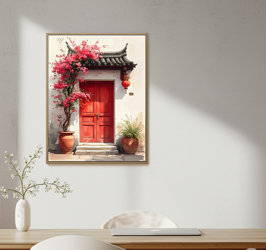 Vibrant Blossom Doorway Charm