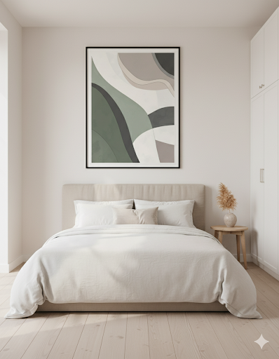 Earthy Waves Abstract Serenity