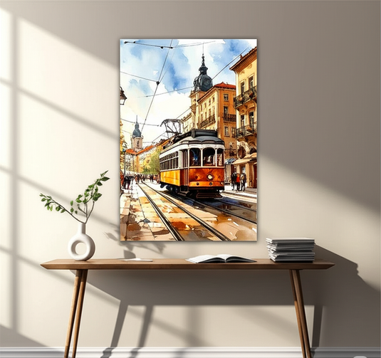 Lisbon Tram: Sunny Streets