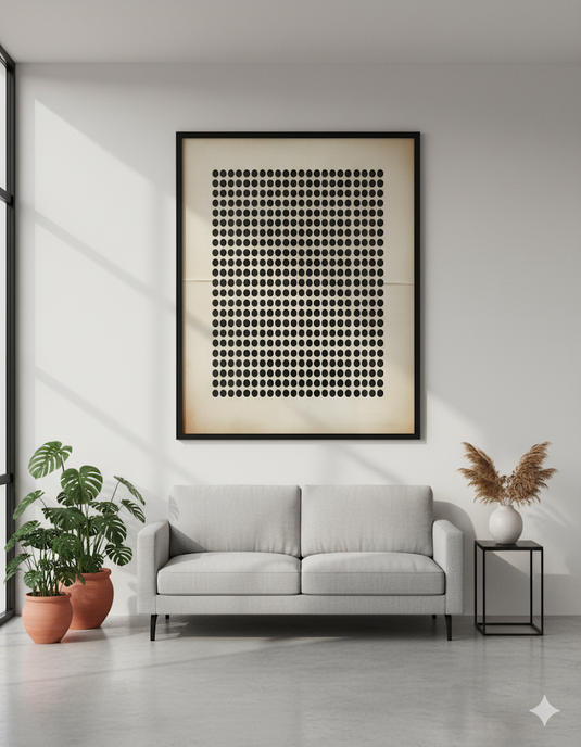 Minimalist Dots: Serene Grid