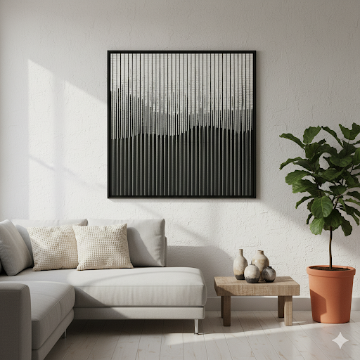 Urban Rhythm: Black and White Serenity