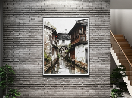 Tranquil Canal Village