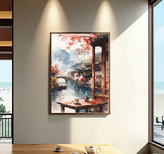 Cherry Blossom Riverside Retreat