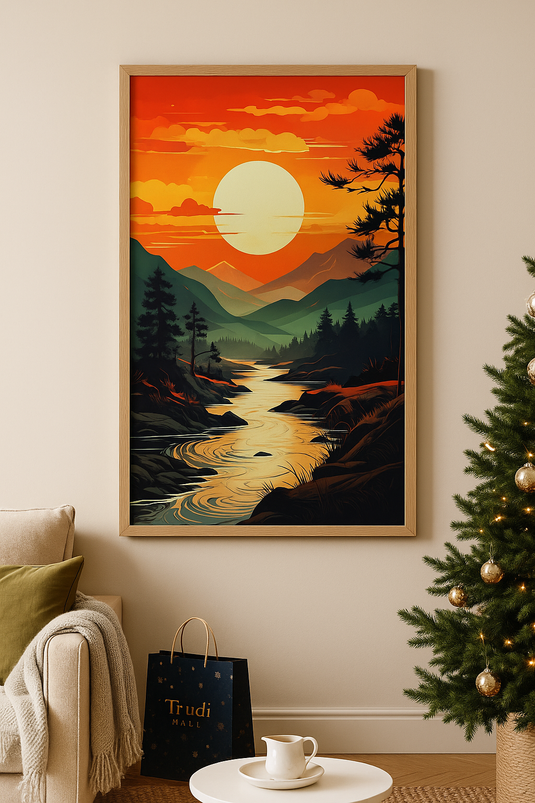 Sunset River Serenity