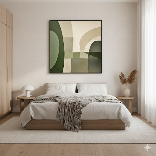 Earthen Serenity Abstract Canvas