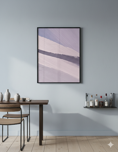 Lavender Haze Abstract