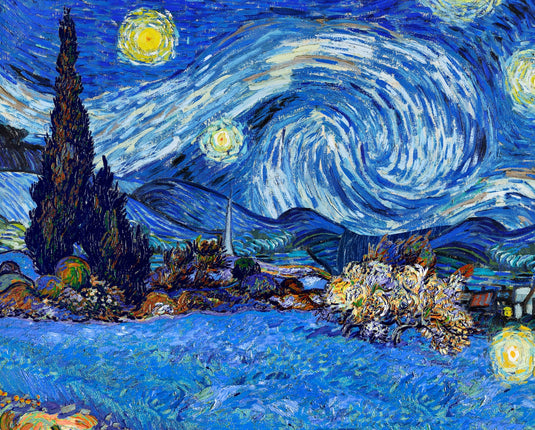 Van Gogh- Stary Night, 1889_1