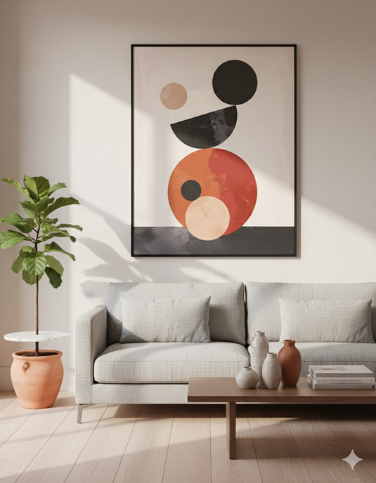 Harmonious Abstract Circles