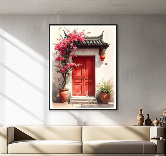 Vibrant Blossom Doorway Charm