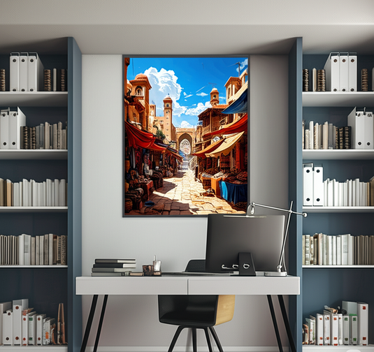 Sunlit Market of the East