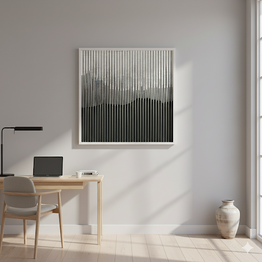 Urban Rhythm: Black and White Serenity