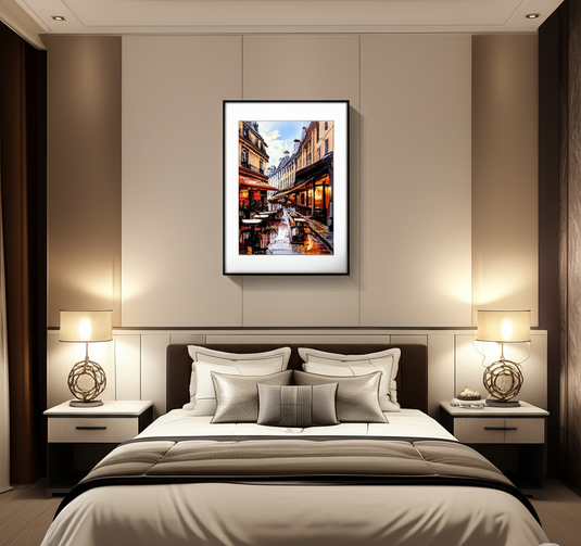 Rue de Paris: Evening Glow