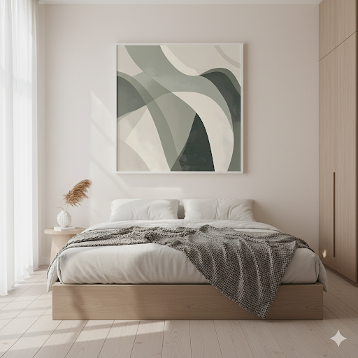 Gentle Curves in Serene Greys