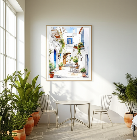 Grecian Alleyway Serenity