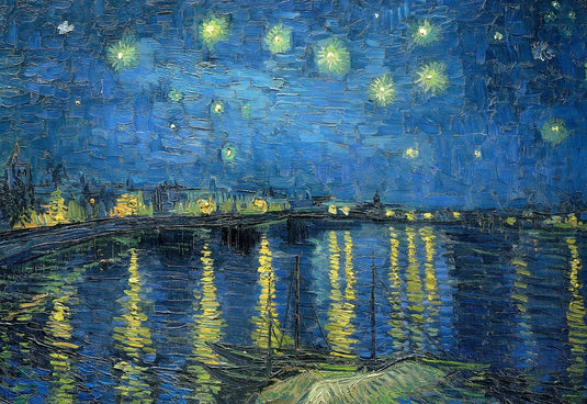 Van Gogh- Stary Night On The Rhone, 1888