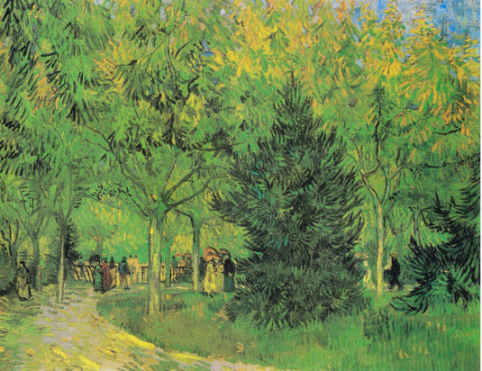 Van Gogh- A Lane In The Public Garden At Arles, 1853
