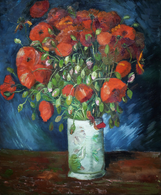 Van Gogh- Vase With Red Poppies, 1886