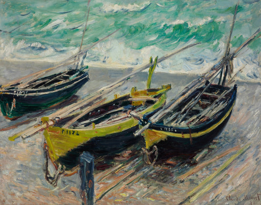Monet- Three Fishing Boats